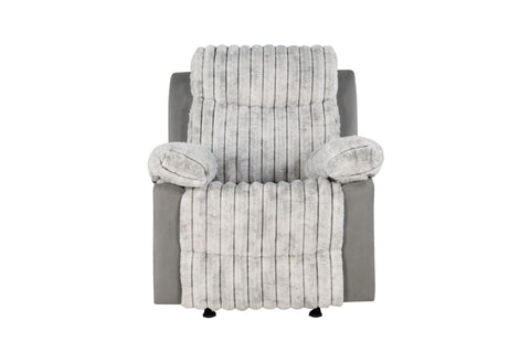 Arno Grey Glider Recliner