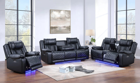 Arno Power Reclining Sofa/Reclinning Loveseat