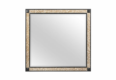 Arno Black & Gold Bedroom Set
