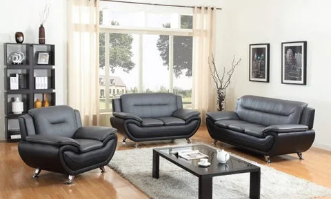 Bonded leather sofa