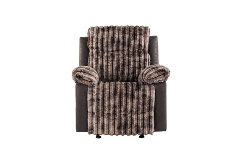 Brown Glider Recliner