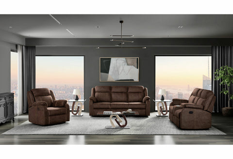 Fabric glider recliner