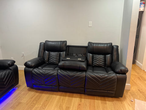 Arno Power Reclining Sofa/Reclinning Loveseat