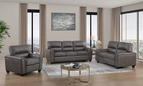 Modern leather sofa set