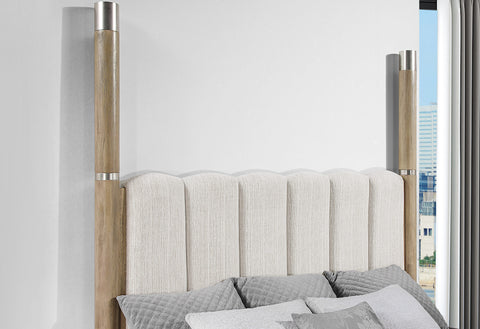 Arno Heritage King Canopy Bed Set