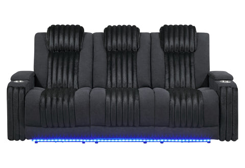Sectional sofas with recliners and cup holders