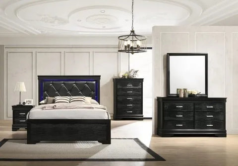 Tufted bed set