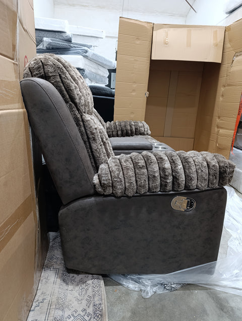 Arno Luxe Brown Glider Recliner Collection